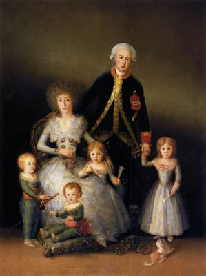 carlos IV y familia